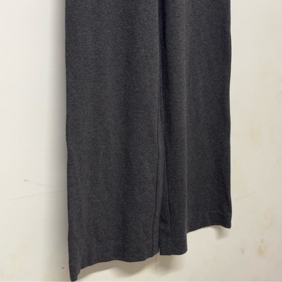 J. Jill Dark Heathered Gray Ponte Knit Pants Stretch Pull On Elastic Wide Leg XS - Picture 3 of 5